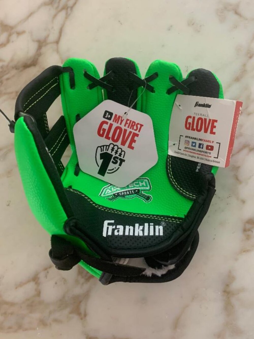 Franklin Air Tech 8.5" My First Fielding Teeball Glove - NWT